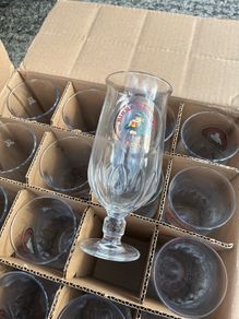 Moretti Pint Glasses.
