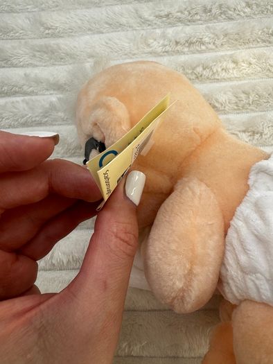 Playmakers Animals rare Baby in glasses approx. 20 cm. no eyes Dirty Plush Please look at the pictures