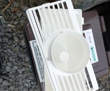 Condenser for vented dryer