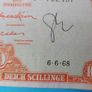 Irish 1968 Lavery ten shilling banknote in V.Fine  condition Image 2