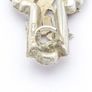 Signed Antique Silver Brooch, Full British Hallmarks, 1916 Image 5
