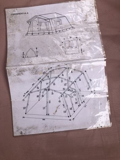 O meara continental 6 frame tent