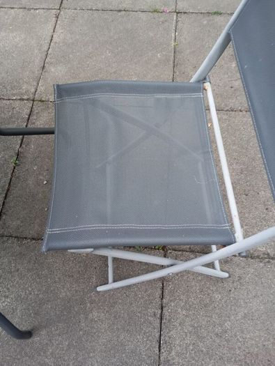 Garden table and two chairs