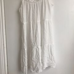 Summer mini dress, white/cream colour