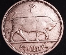 #782 - Ireland - 1940 - Shilling - Silver -  KM.14