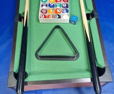 Tabletop Pool Table  Complete Set  All Accessories Included
