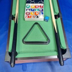 Tabletop Pool Table  Complete Set  All Accessories Included