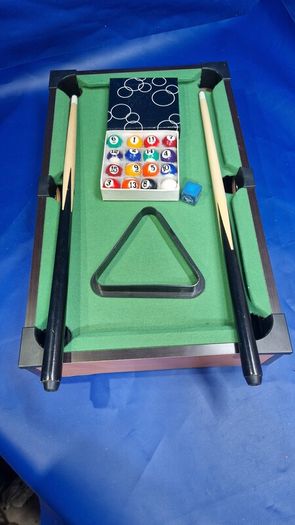 Tabletop Pool Table  Complete Set  All Accessories Included
