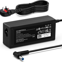 65W Laptop Charger Compatible with HP EliteBook, Pavilion, Chromebook, ProBook, Envy, Spectre, Stream, 250 G6, 255 G7, 741727-001 710412-001 and more Power Suppy Adapter(4.5 X 3mm)