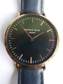 Rosefield Women's Watch The Tribeca: Rose Gold 33mm Round Case, Japan