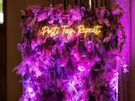 Premium Flower & Shimmer Walls for Hire Image 9