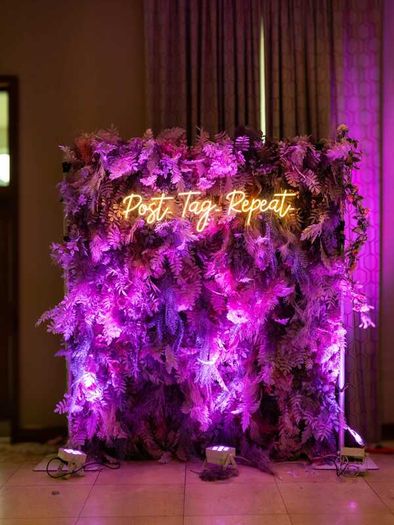 Premium Flower & Shimmer Walls for Hire