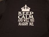 Will you marry me tshirt