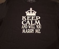 Will you marry me tshirt