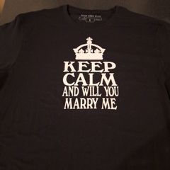 Will you marry me tshirt