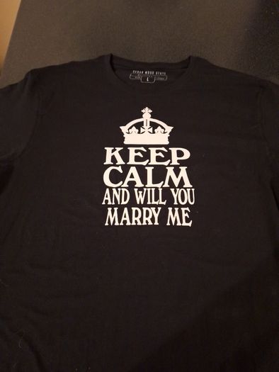 Will you marry me tshirt