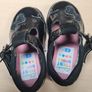 CLARKS Ella Rose toddler shoes black shiny Size 3 Image 6