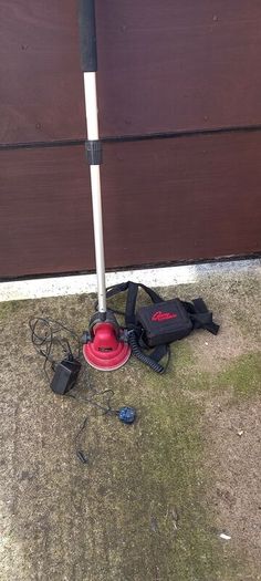 Motor scrubber with backpack
