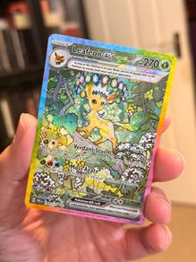 Pokemon Prismatic Evolutions Leafeon EX 144/131