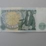 Bank of England One Pound Note Series D Image 2