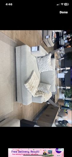 Brand new Snuggler ArmChair and 2seater Bespoke designer sofa
