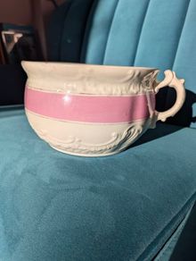 Antique china chamber pot
