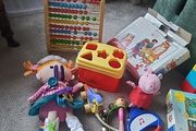 Selection of childrens toys and jigsaws