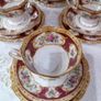 Vintage 21 piece Tea Set Royal Albert Lady Hamilton, Bone China Image 4