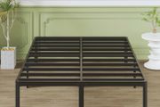 High Super King Bed Frame 6ft with Rounded Corner Legs, Heavy Duty Metal Super King Size Bed 180x200cm, Super King Size Bed 46 cm High, Noise Free, Easy Assembly