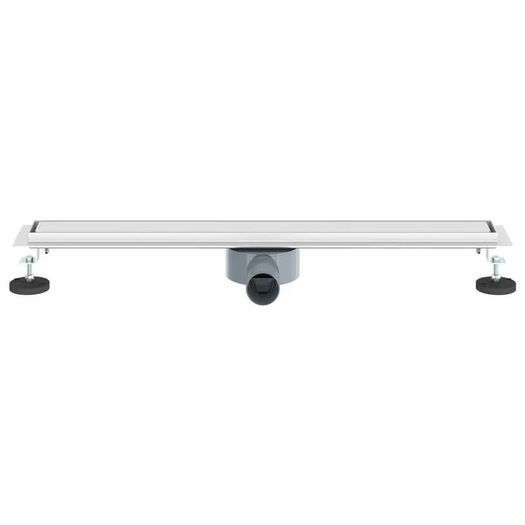 Shower Drain 2-in-1 with 360 Siphon Silver 80 cm