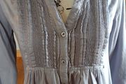 Size 10 Grey Top