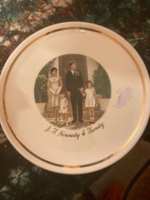 Rare jfk plate free postage