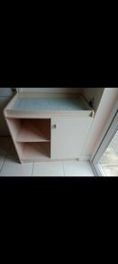 Changing table with wardrobe