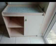 Changing table with wardrobe