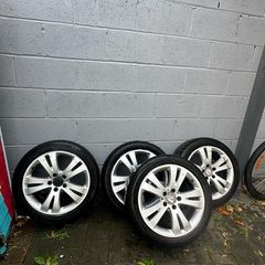 17 Alloy Wheels with Tyres 225 45 R17 Set of 4