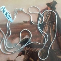 Brand new, unused sterling silver chain with tag over 50 cm
