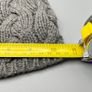 Ugg Australia Grey Beanie Hat Cable Knit  - One Size - Cotton and Silk Blend Image 8