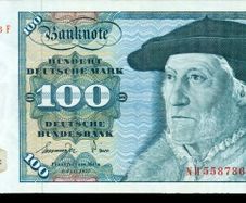 GERMANY: 1977 100 Mark Banknote Paper Money