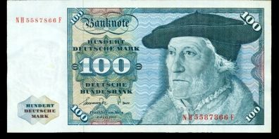 GERMANY: 1977 100 Mark Banknote Paper Money