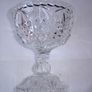 Antique Early American Clear Glass Compote Bowl circa late 1800's Image 8