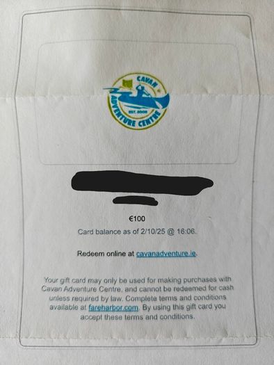 Voucher - Cavan Adventure Centre