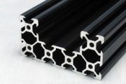 C beam Linear Rail Black Aluminium Extrusion