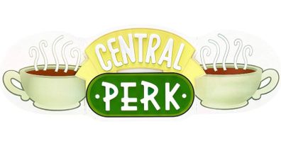 Central Perk LED Neon Light - Wall Mountable - Officially Licensed Friends Show Merchandise (FREE POSTAGE)