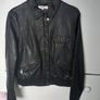 Ladies faux leather bomber jacket Image 4