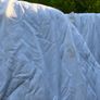 two double duvets, coffee stained but good for pets Image 2