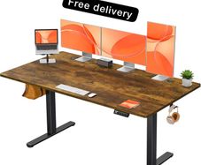 Desk Height Adjustable 160 x 80cm, Sit Stand