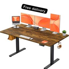 Desk Height Adjustable 160 x 80cm, Sit Stand