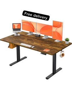 Desk Height Adjustable 160 x 80cm, Sit Stand