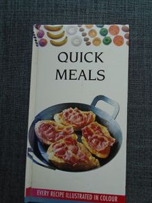 Quick Meals, Cookbook, Hardback book