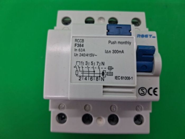Postage - 3 x Circuit Breakers 63A 300mA 4P 230v - 400v